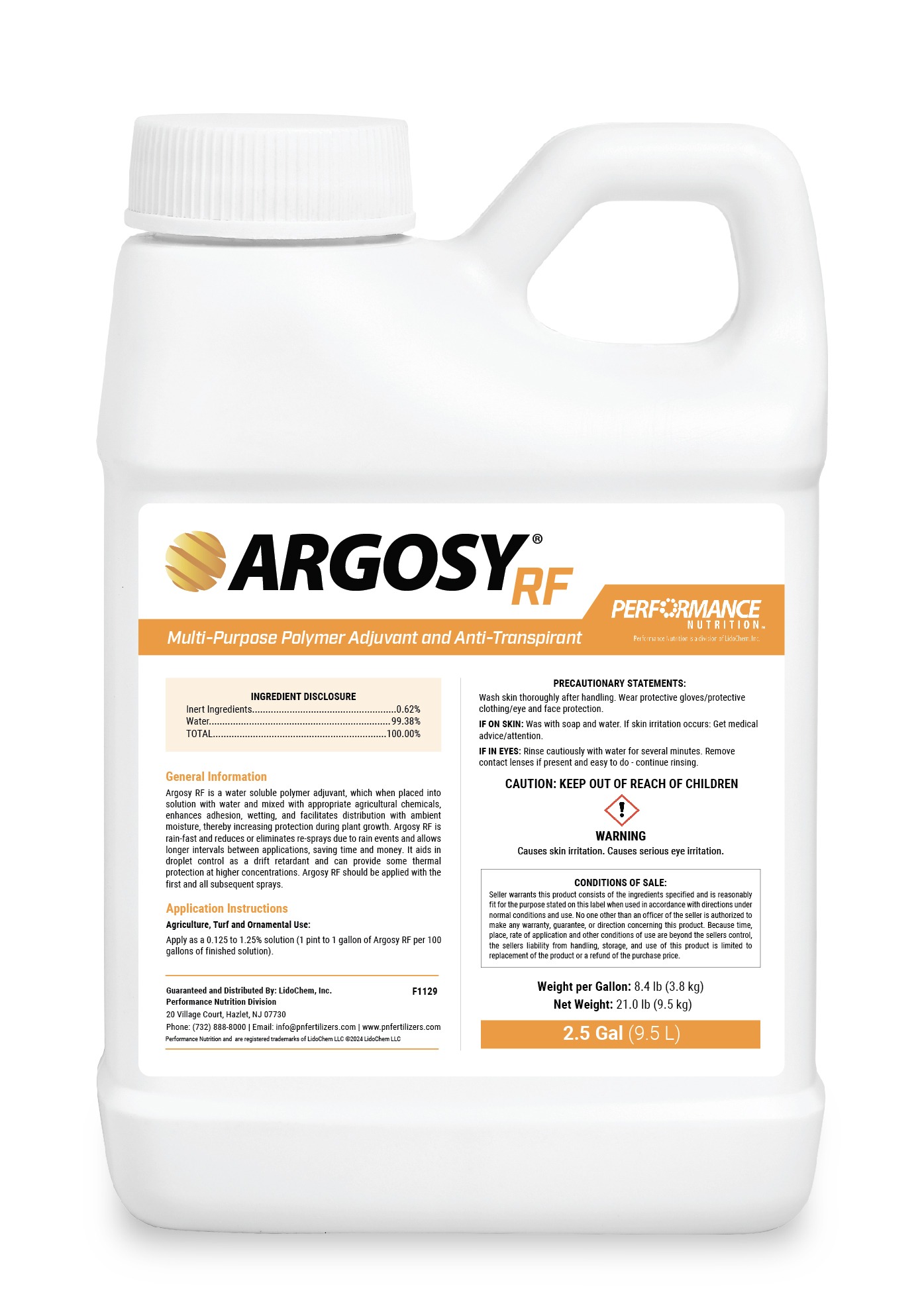 Argosy Water Conditioning Agent Deposition Aid, Argosy AMS